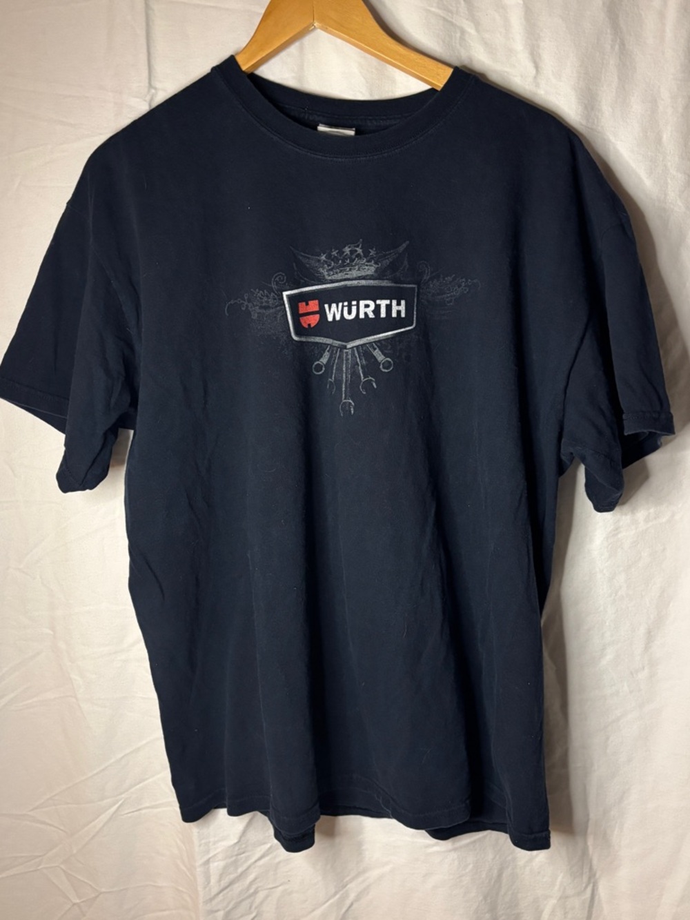 Wurth vintage black graphic tee